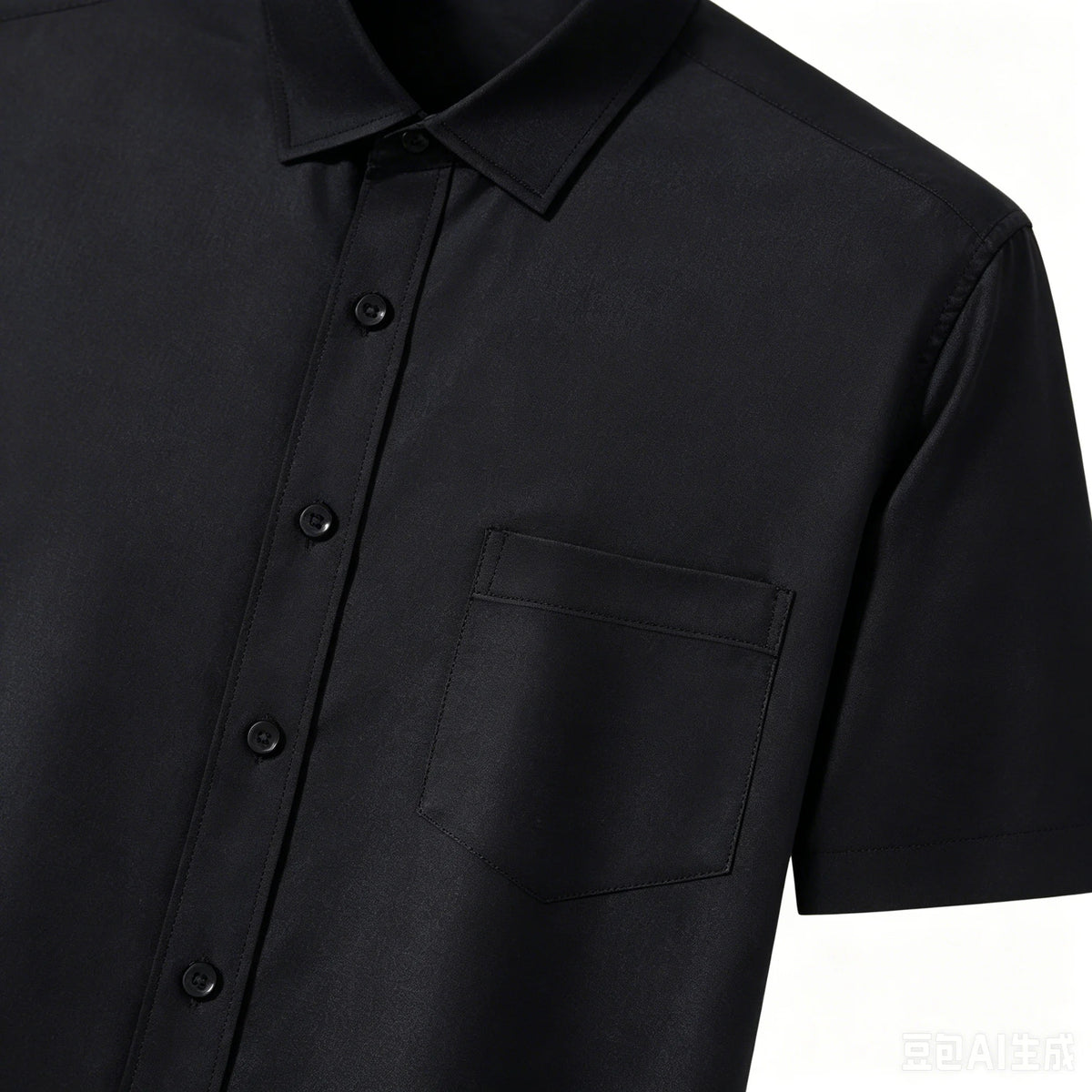 Men's Short-Sleeve Wrinkle-Resistant Dress Shirt