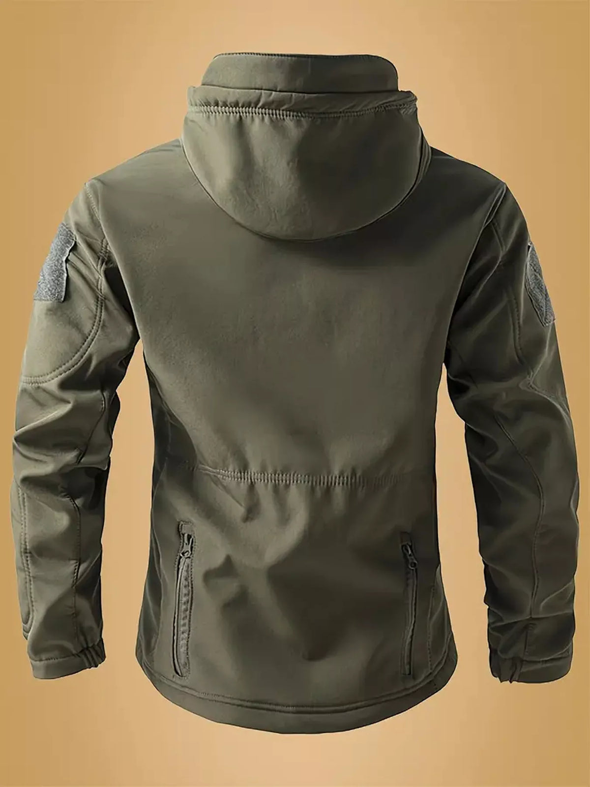 Men's zip-up long sleeve hooded jacket, view 2
