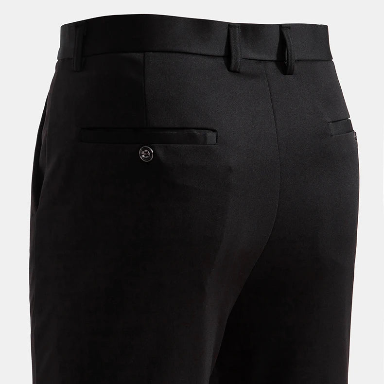 Men's Stretch Straight-Leg Dress Pants