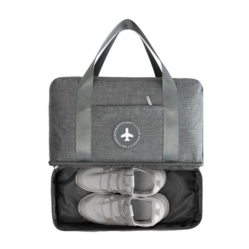 Waterproof Dry/Wet Separation Travel Duffel Bag