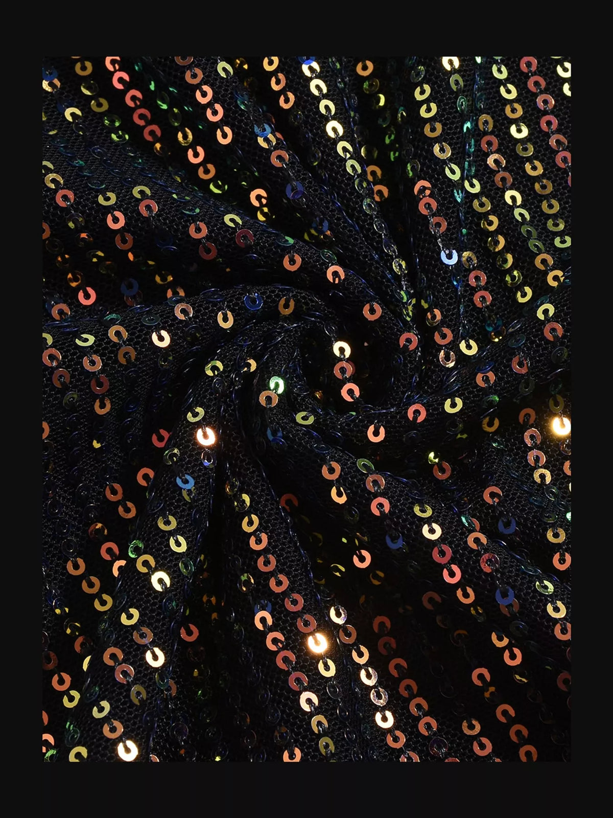 Sequin round neck tank top by Trendsi featuring shiny sequins and a classic round neckline, stylish and eye-catching.