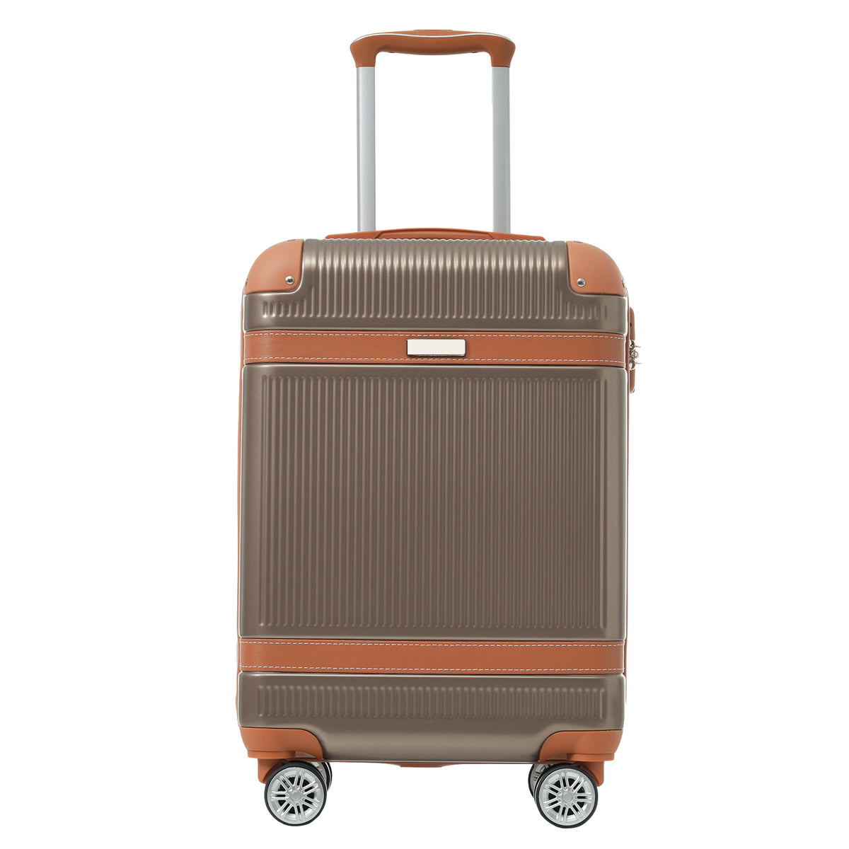 3-Piece Hardshell Spinner Luggage Set with TSA Lock – Copper