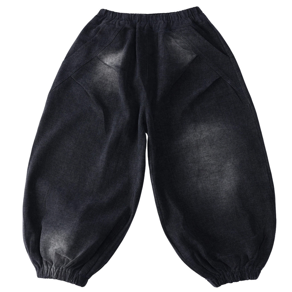 Boys' Black Loose-Fit Straight-Leg Jeans