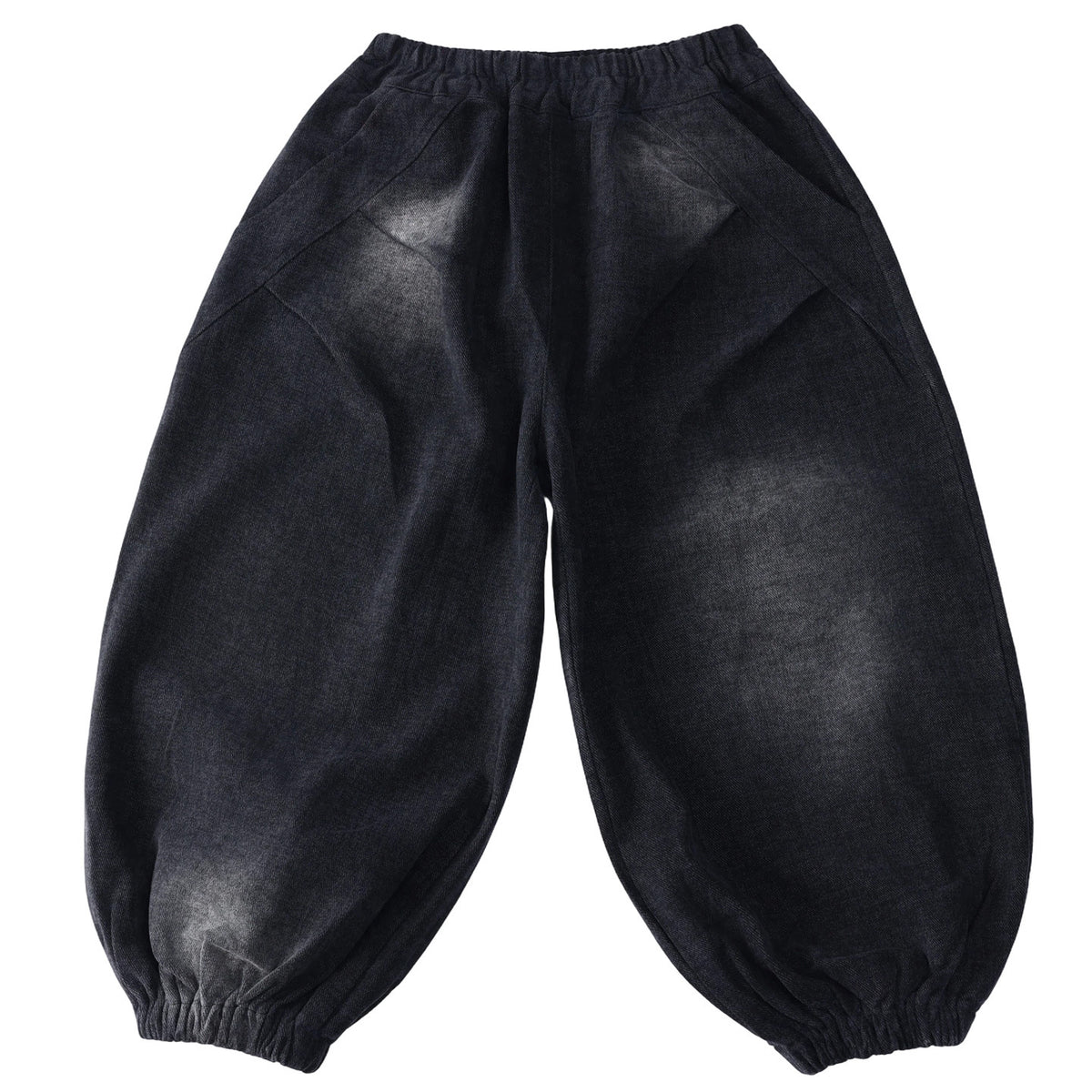 Boys' Black Loose-Fit Straight-Leg Jeans
