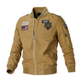 Men Bomber Jackets Air Jaquetas Coats Slim Fit Jackets Casual Coats Good Quality Male Cotton Stand Collar Outerwear Coats 4XL