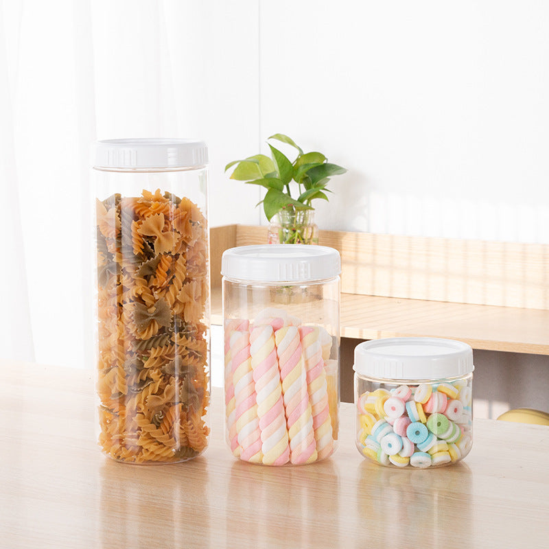 Round Sealed Grain Storage Containers – 500 ml to 1.6 L