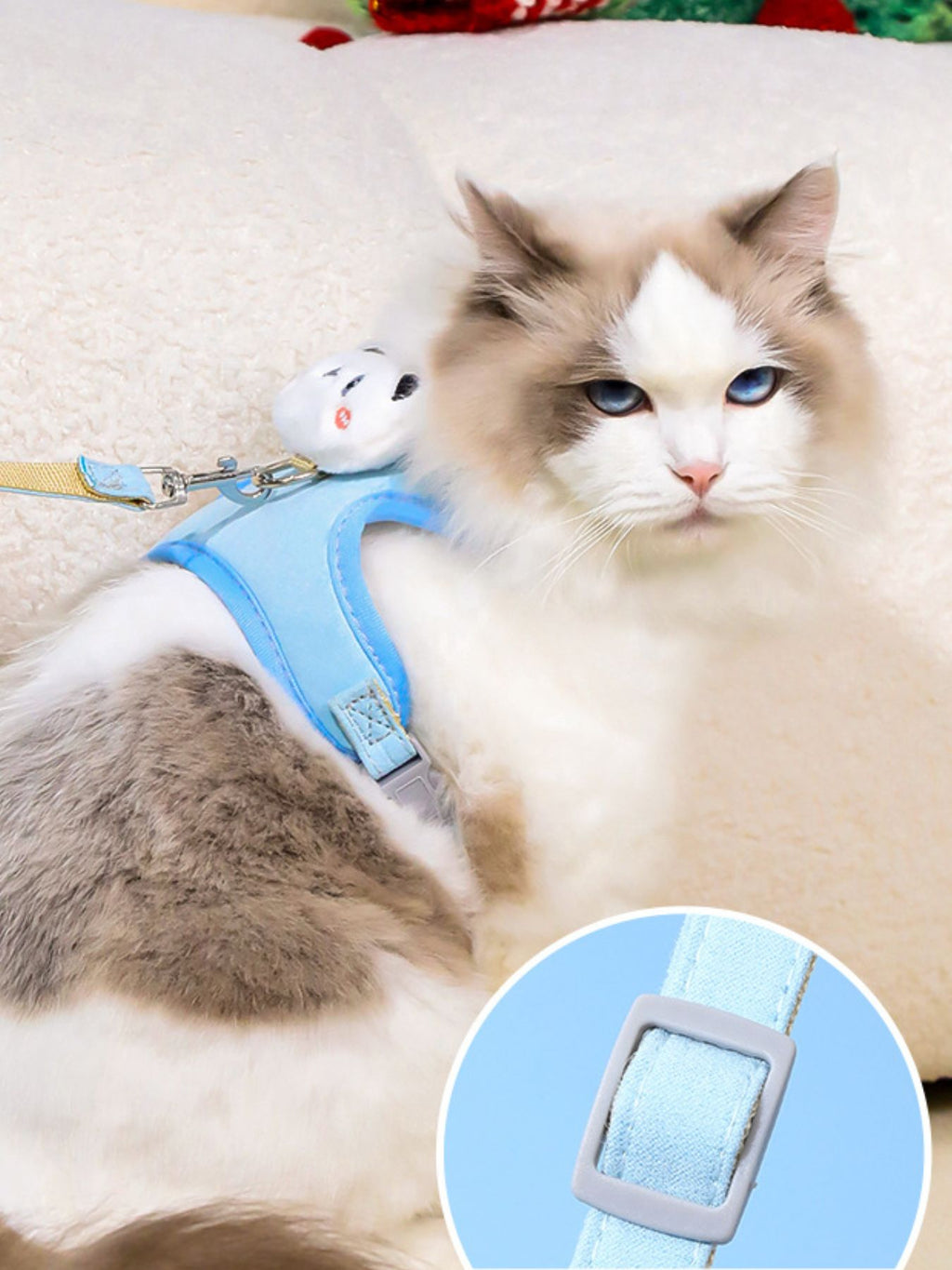 Breathable mesh pet harness from Trendsi featuring animal-themed design, adjustable straps, and comfortable fit for pets.