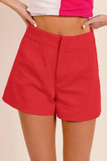 Tailored BiBi Bandless Shorts by Trendsi, featuring a sleek design, high waist, and smooth fabric, perfect for casual or stylish wear.