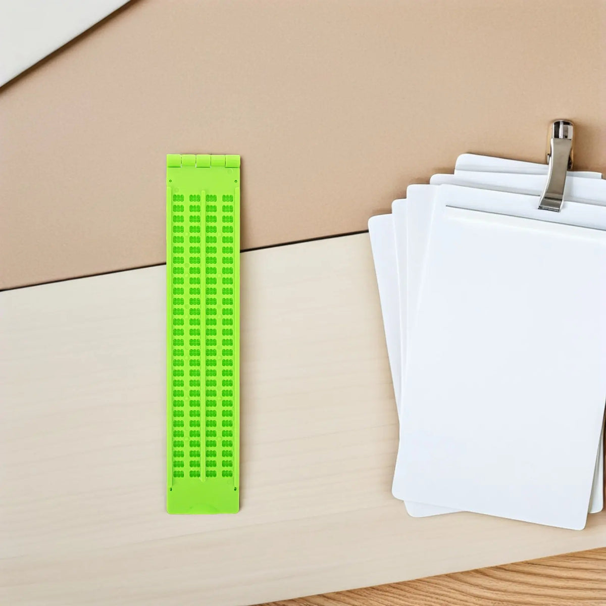 4-Line 28-Cell Braille Writing Slates – 2 Pack