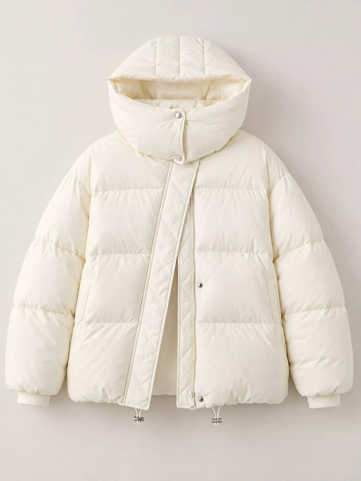 Quilted hooded puffer jacket, view 17
