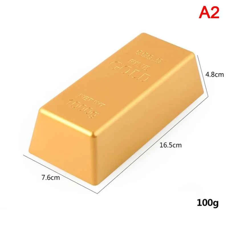 Decorative Gold-Bar Paperweight