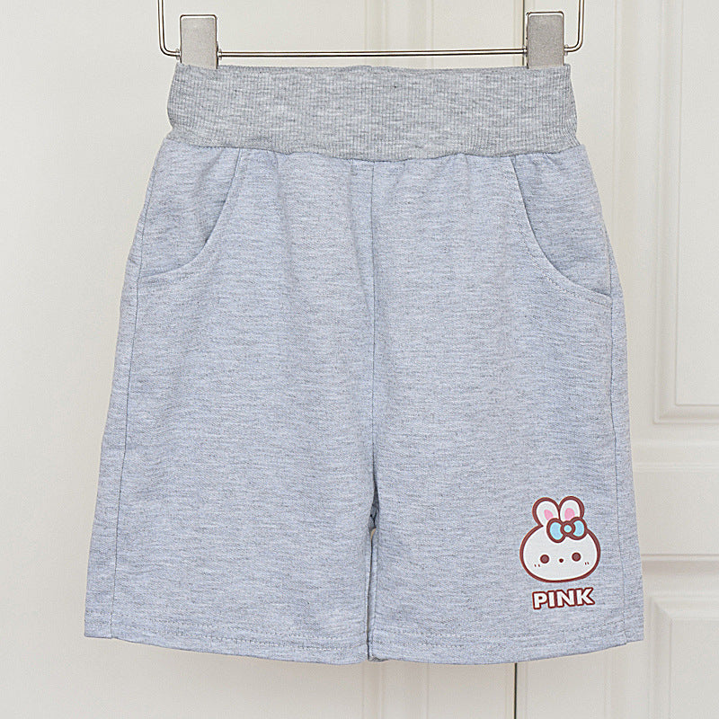 Girls' Cotton Mid-Length Sport Shorts eprolo