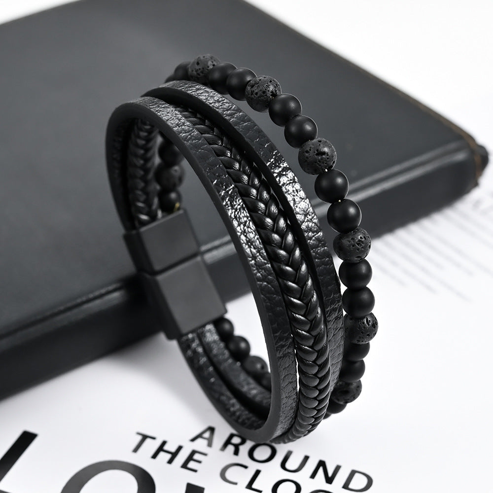 Multi b-layered woven bracelet  belts Generic