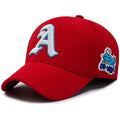 Gothic Letter-A Whale Embroidered Baseball Cap