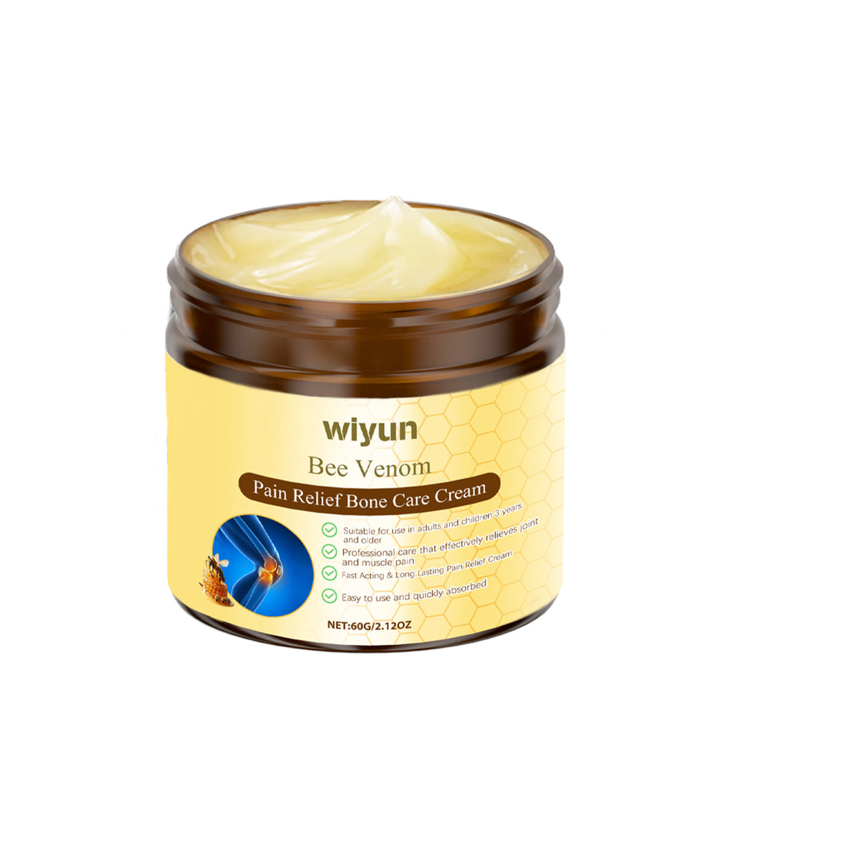 Wiyun Bee Venom Joint Care Cream Gentle And Soothing Wrist Knee Massage Body Topical Daily Care Cream