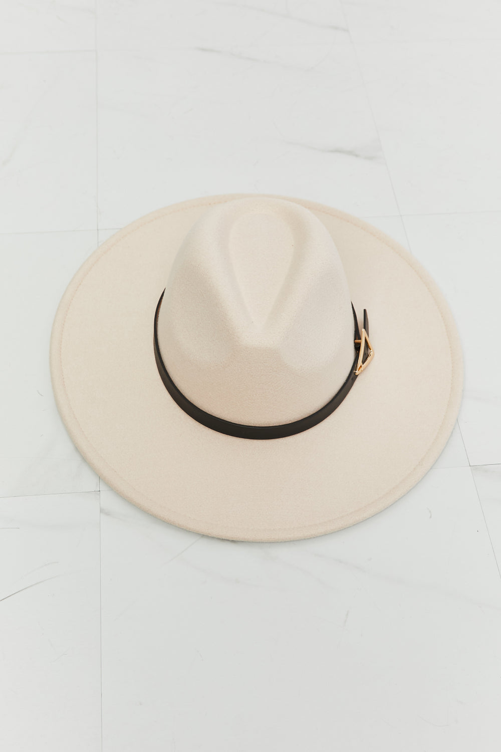 Black Fame Ride Along Fedora Hat by Trendsi featuring a classic wide brim and stylish fedora design.