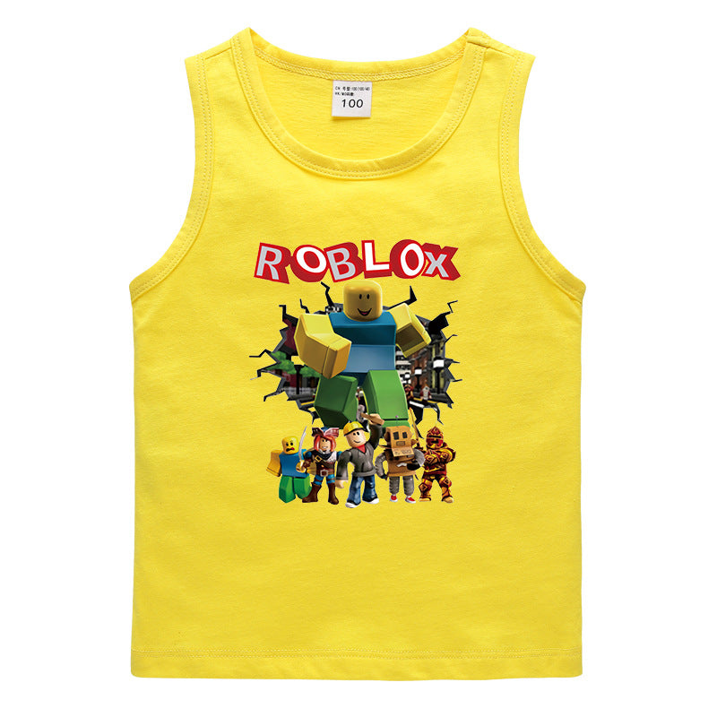 Sports boy sleeveless sweatshirt