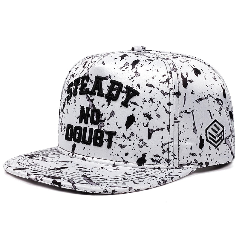 Embroidered Hip-Hop Snapback Trucker Cap