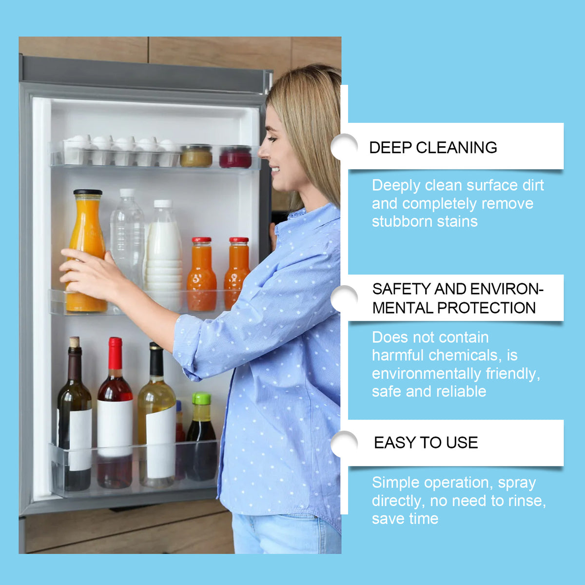 Refrigerator & Freezer Deodorizing Cleaner Spray