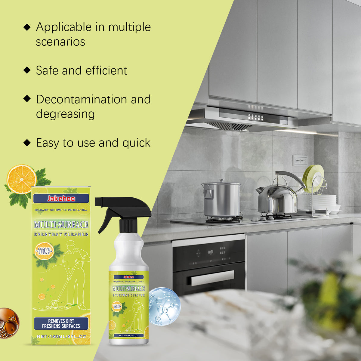 Multi-Purpose Kitchen & Household Degreaser Spray