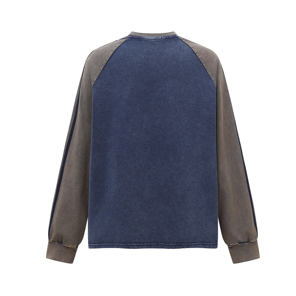 Men's Color-Block Cotton Pullover Hoodie