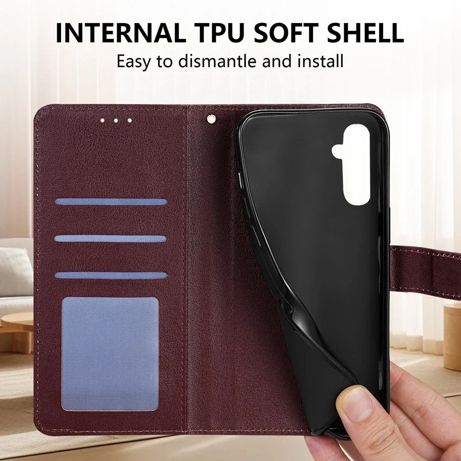 Magnetic Flip Wallet Case for Samsung Galaxy A-Series