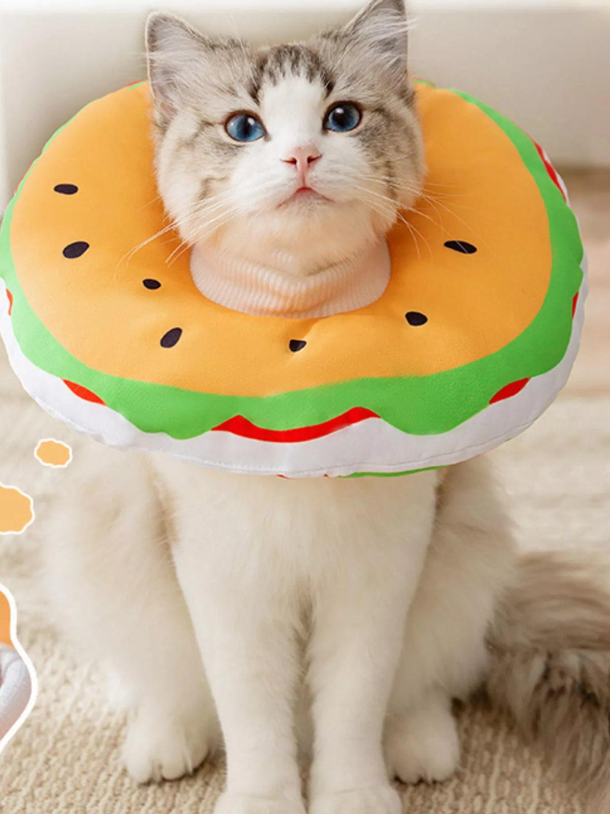 Adjustable cute pet collar from Trendsi featuring colorful patterns and a secure buckle for small to medium pets.