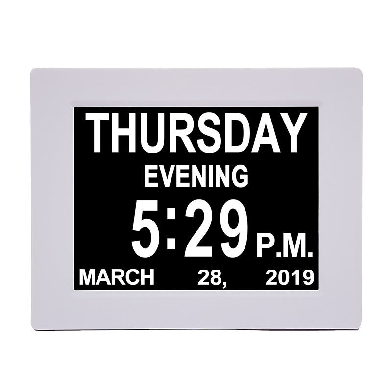 8-Inch Digital Calendar Clock & Photo Display
