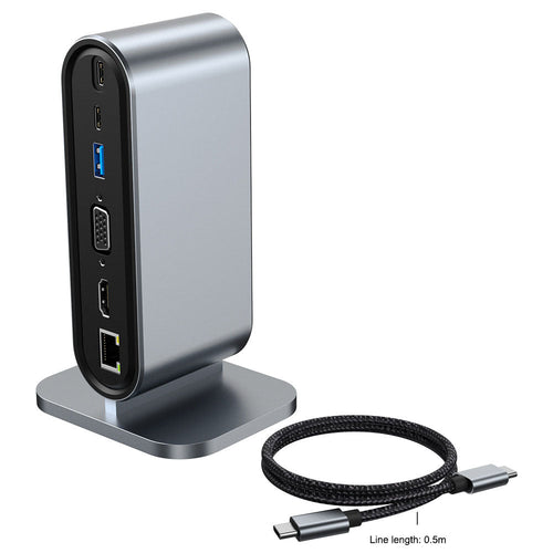 12-in-1 vertical USB-C docking station