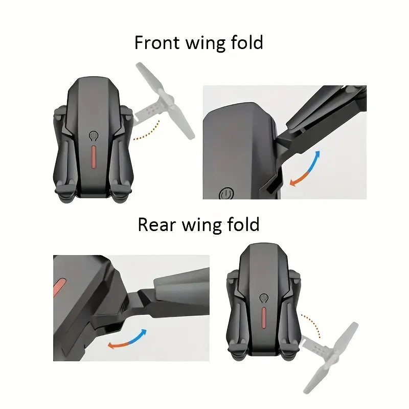 2025 Drone with Dual Cameras, No Phone Required, One-Key Takeoff and Return, Wi-Fi App Control, USB Charging