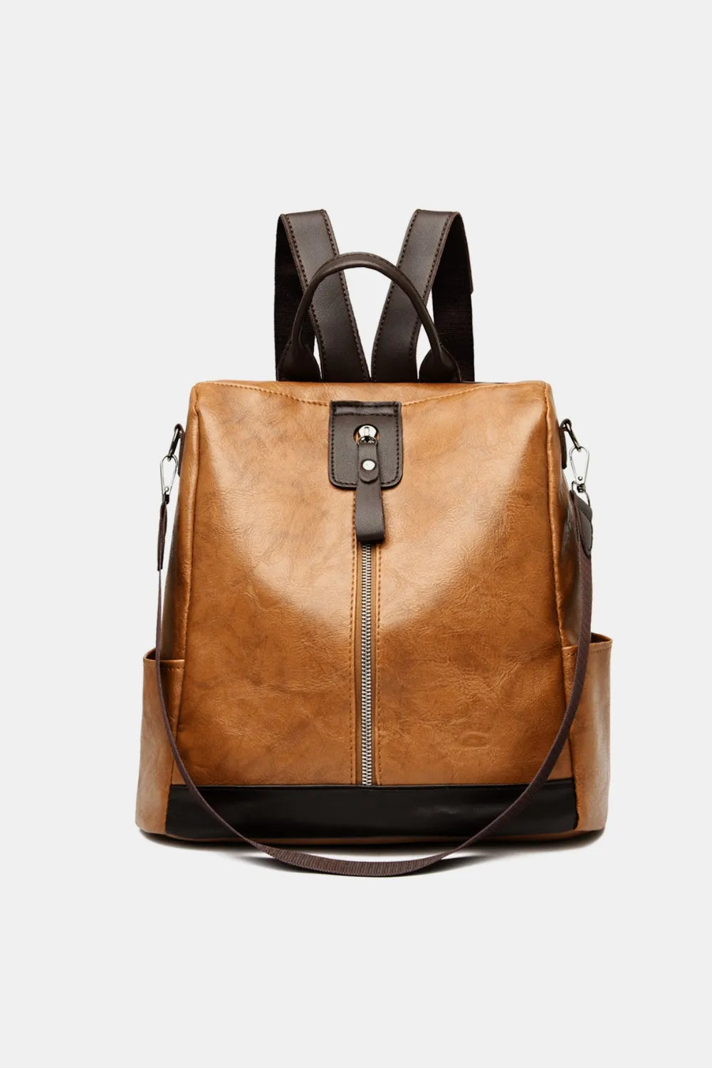 PU Leather Travel Backpack