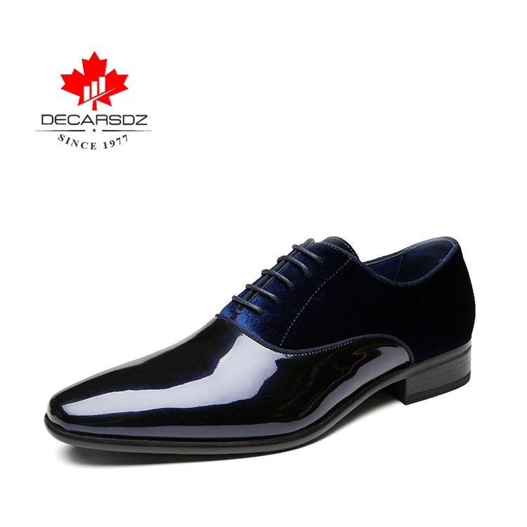 DECARSDZ Men Dress Shoes Men Spring Wedding Fashion Office High Quality Leather Comfy Business Man Formal Shoes Men Shoes