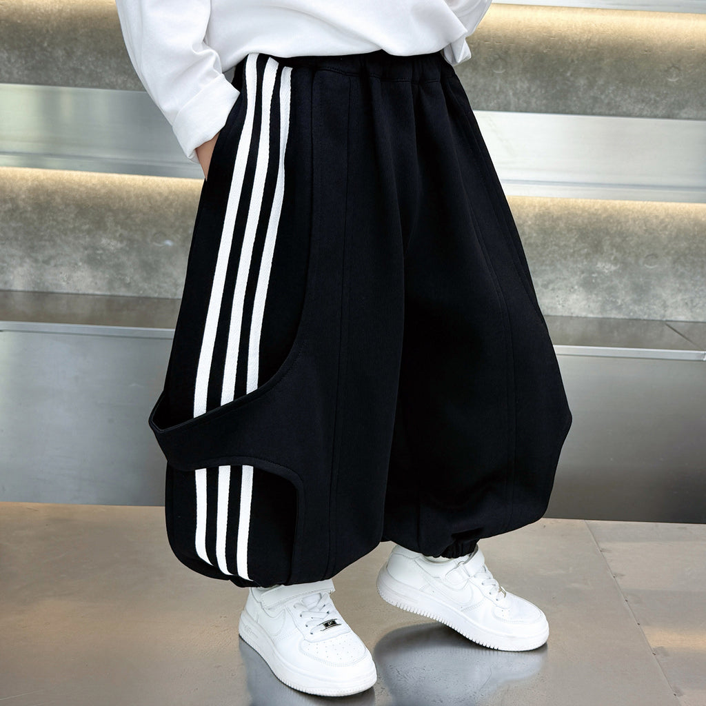Boys Casual Knit Straight-Leg Sweatpants