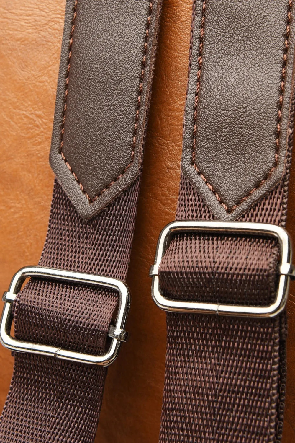 PU Leather Travel Backpack