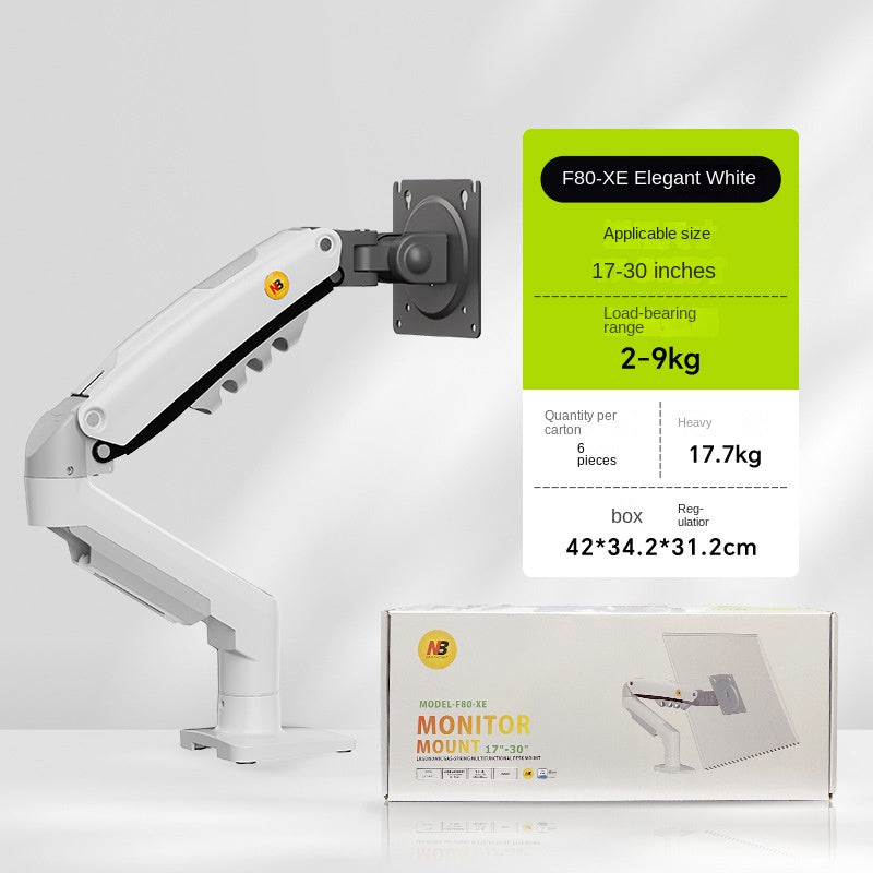 Adjustable Monitor Arm Desk Mount – 17–30 Inch