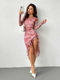 Irregular-Hem Party Dress