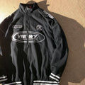 Women's Letter-Print Baseball Bomber Jacket