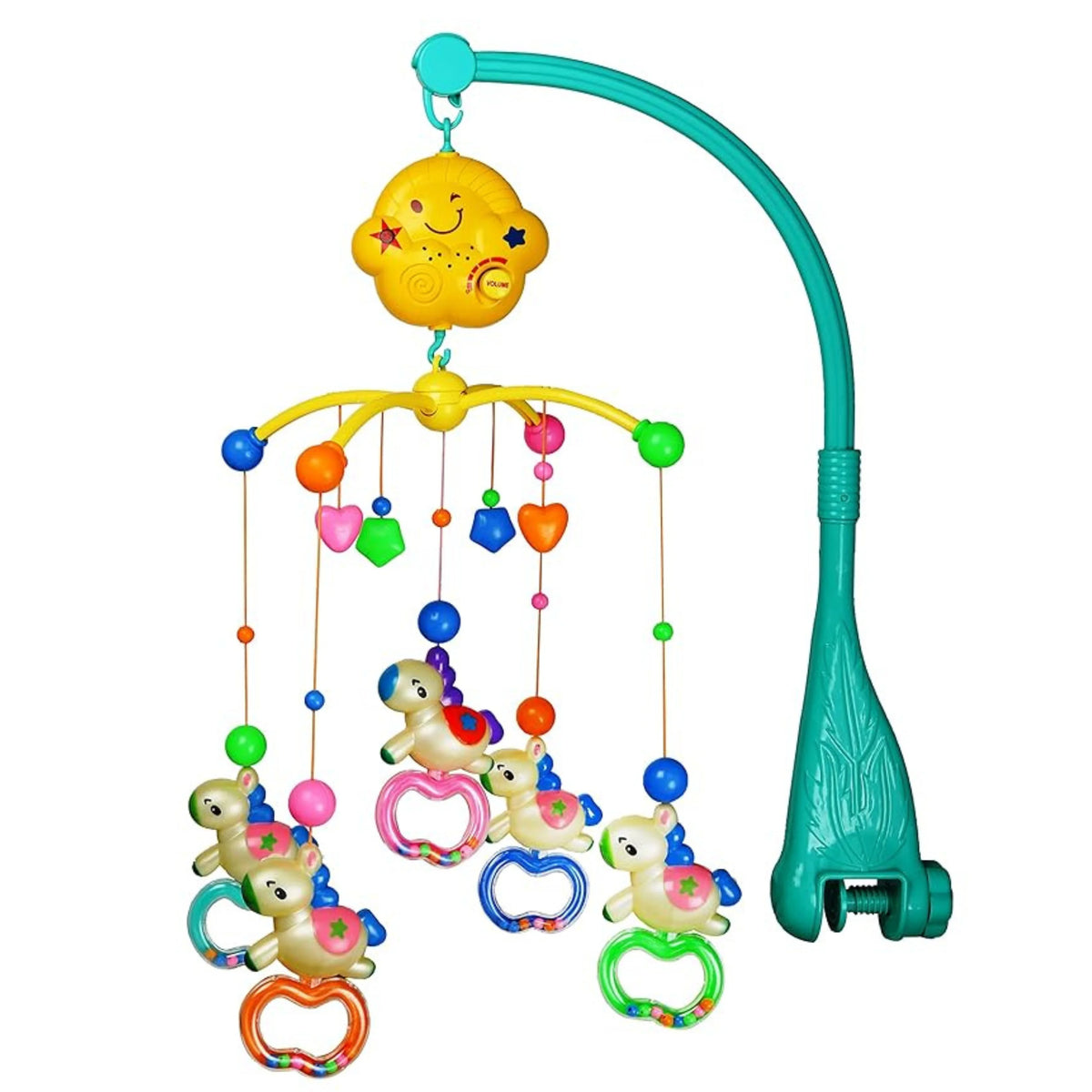 Hanging Baby Toys for Crib  Moving Sensory Toys for Babies  Soft Plush Crib Mobile Toy Set