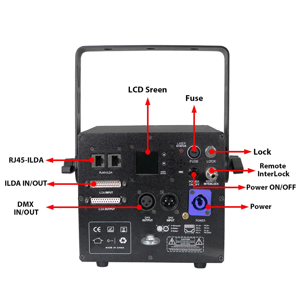 10W RGB 3D Animation Laser Light with App Control