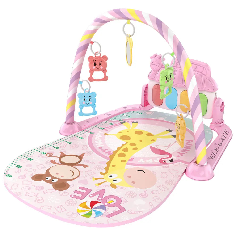 Pink Piano Musical Baby Activity Play Mat