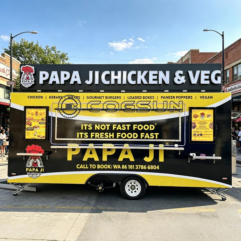 Mobile Food Trailer – Fried Chicken, Coffee & Ice Cream