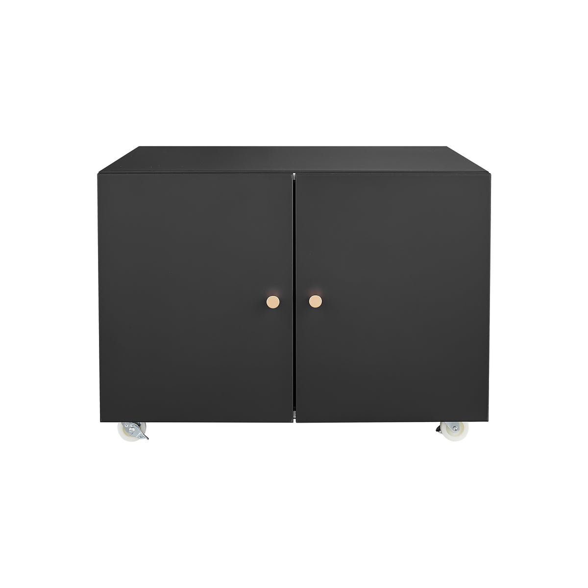 White Mobile Steel Copier Cabinet & Office Storage Stand