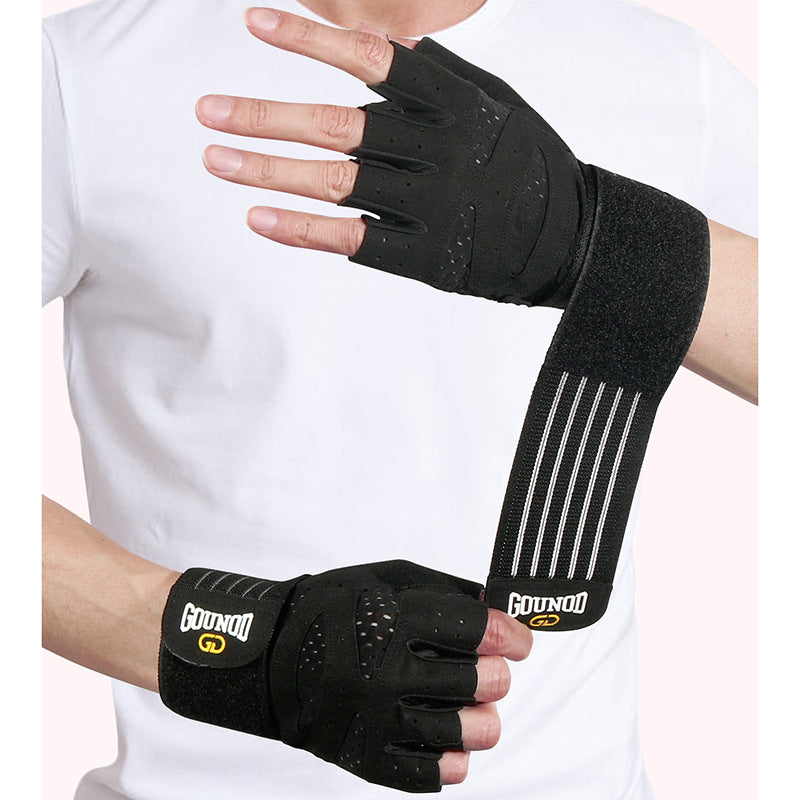 Extended Half-Finger Fitness Gloves
