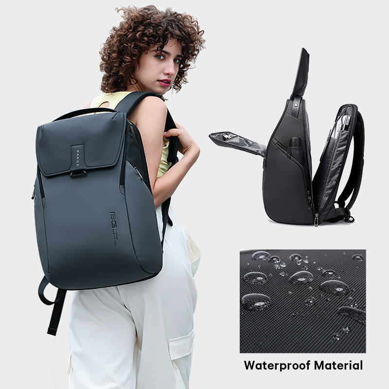 BANGE Men's 20–35L Business Computer Backpack