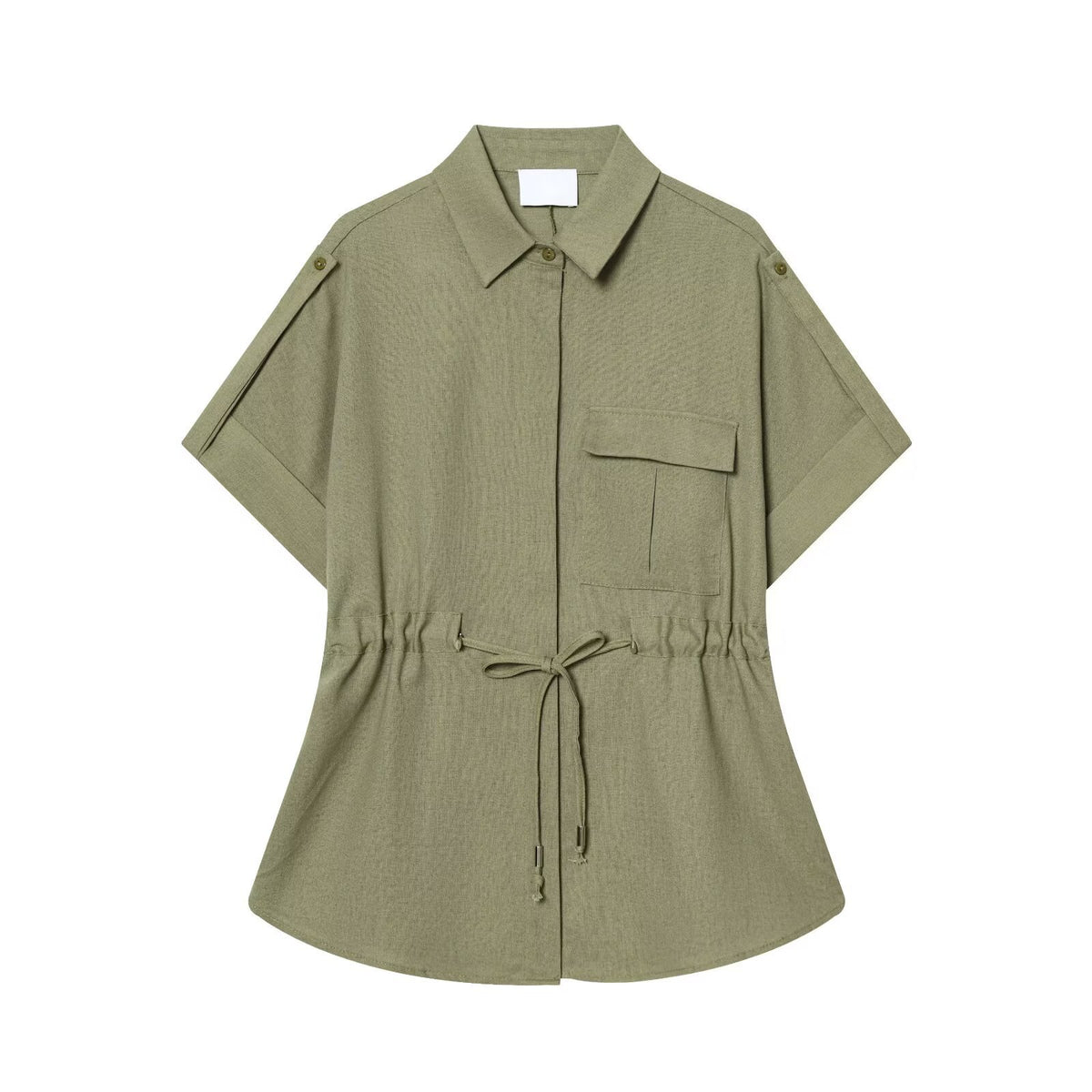 Women's 3/4-Sleeve Shirt & Straight-Leg Pants Set