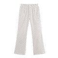Women's Polka-Dot Casual Pants