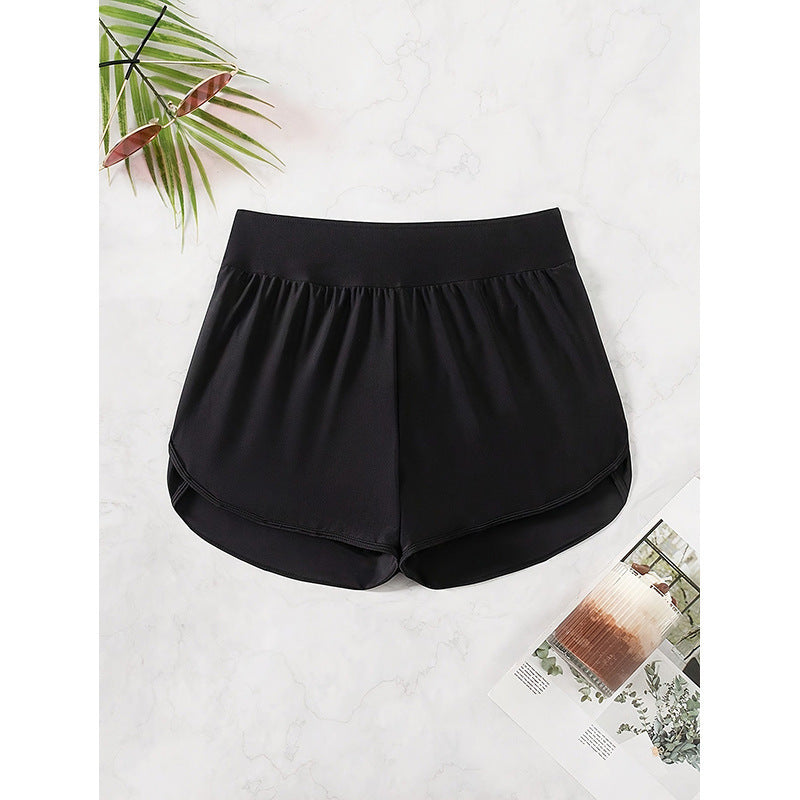 Flat Swim Shorts for Women, Conservative Surfing Swimwear, Athletic Bikini Shorts