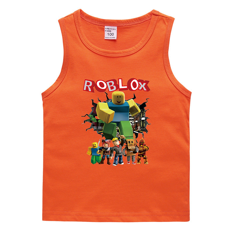 Sports boy sleeveless sweatshirt