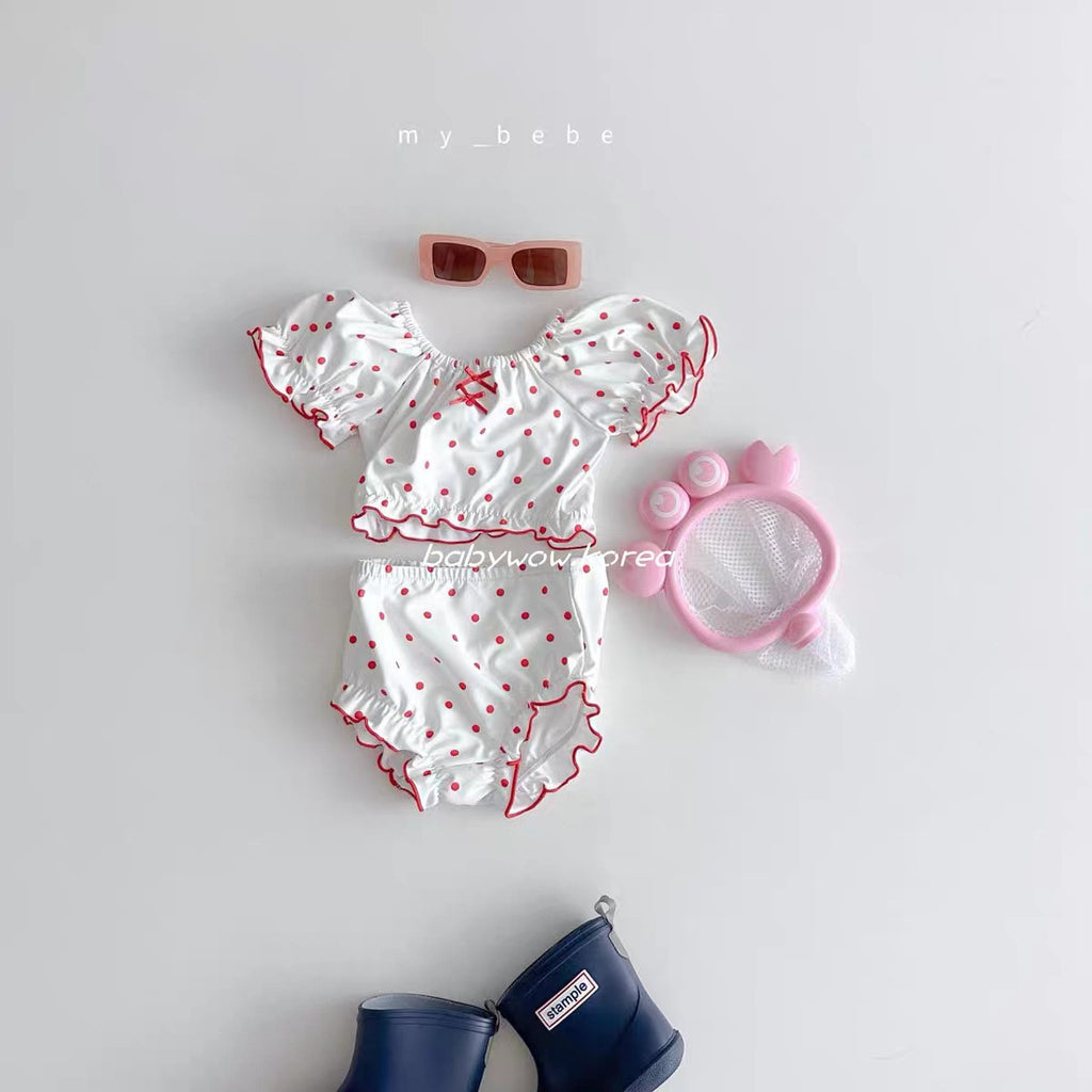 Toddler Short-Sleeve Two-Piece Swim Set