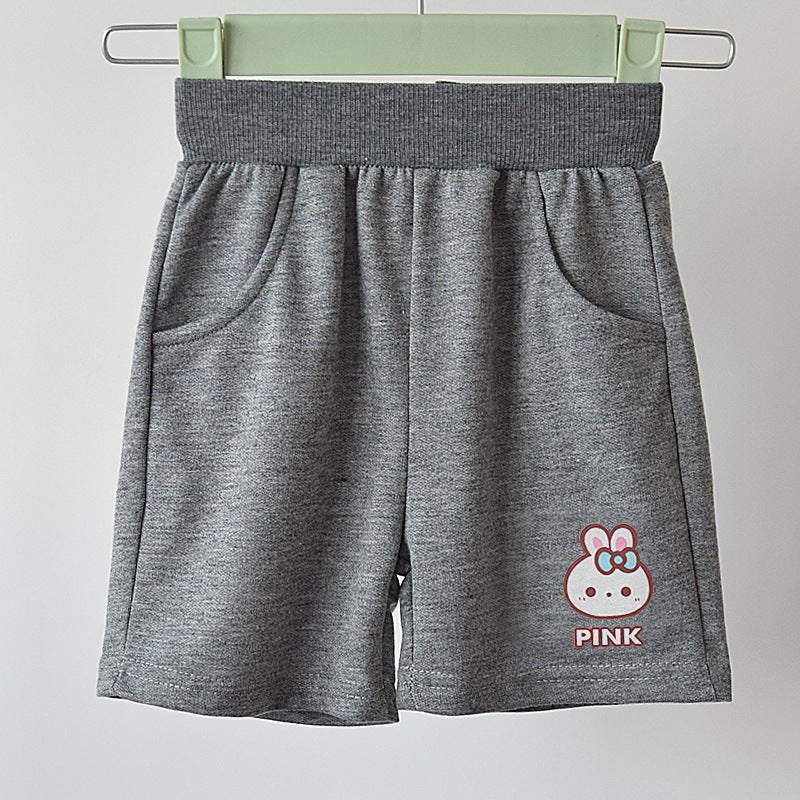 Girls' Cotton Mid-Length Sport Shorts eprolo